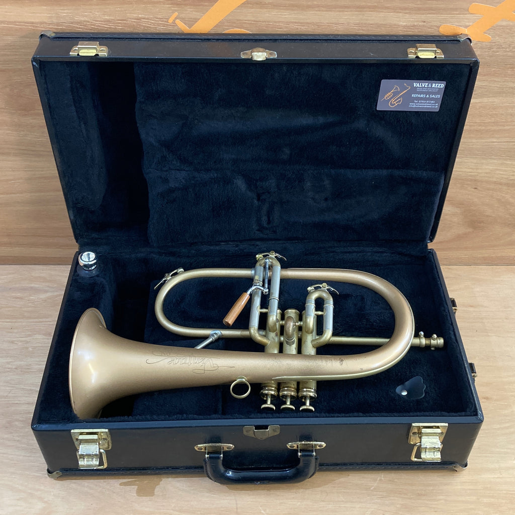 Conn Vintage One 1FRSLB Flugel Horn Satin Lacquer valveandreed