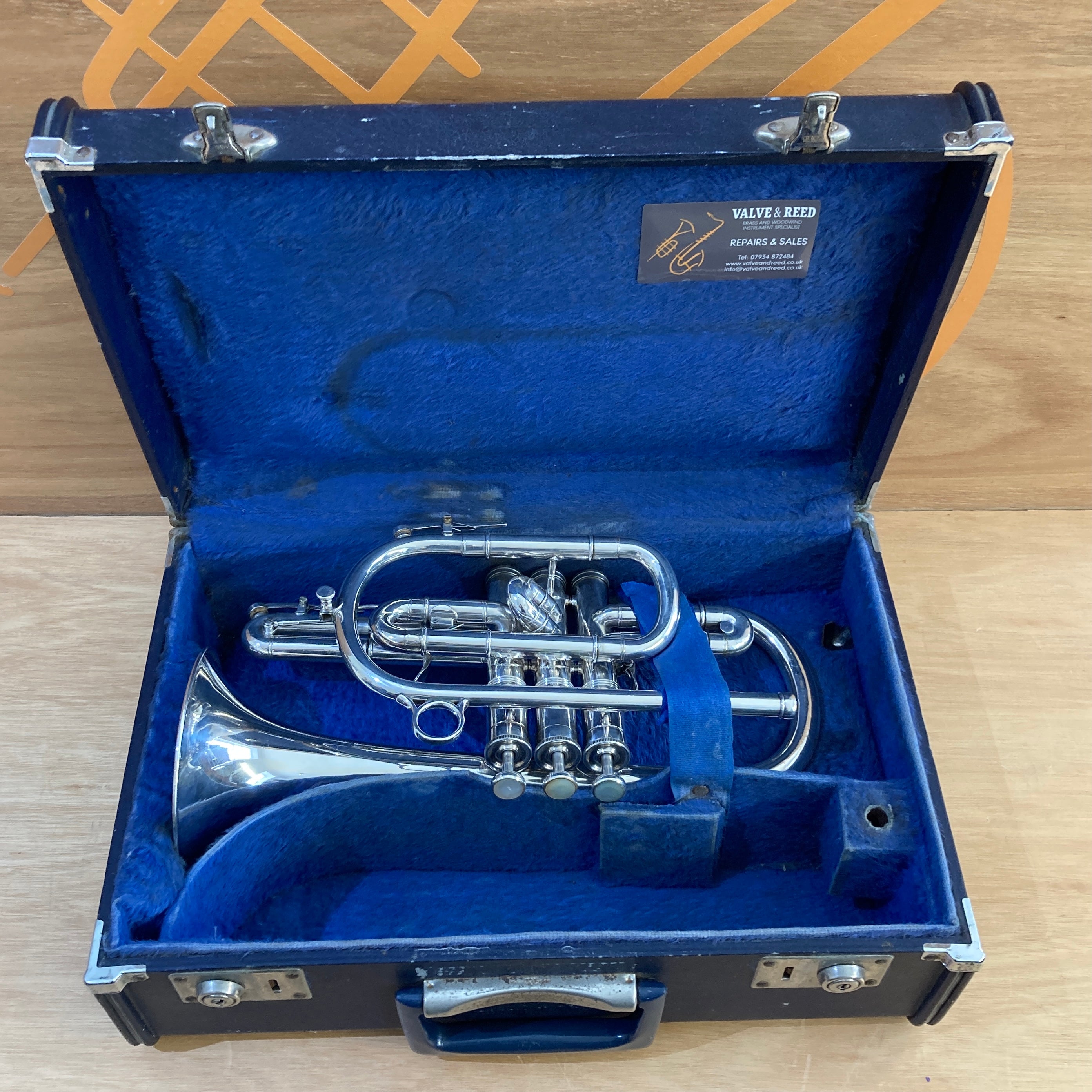 Boosey & Hawkes Sovereign Round Stamp Cornet – valveandreed