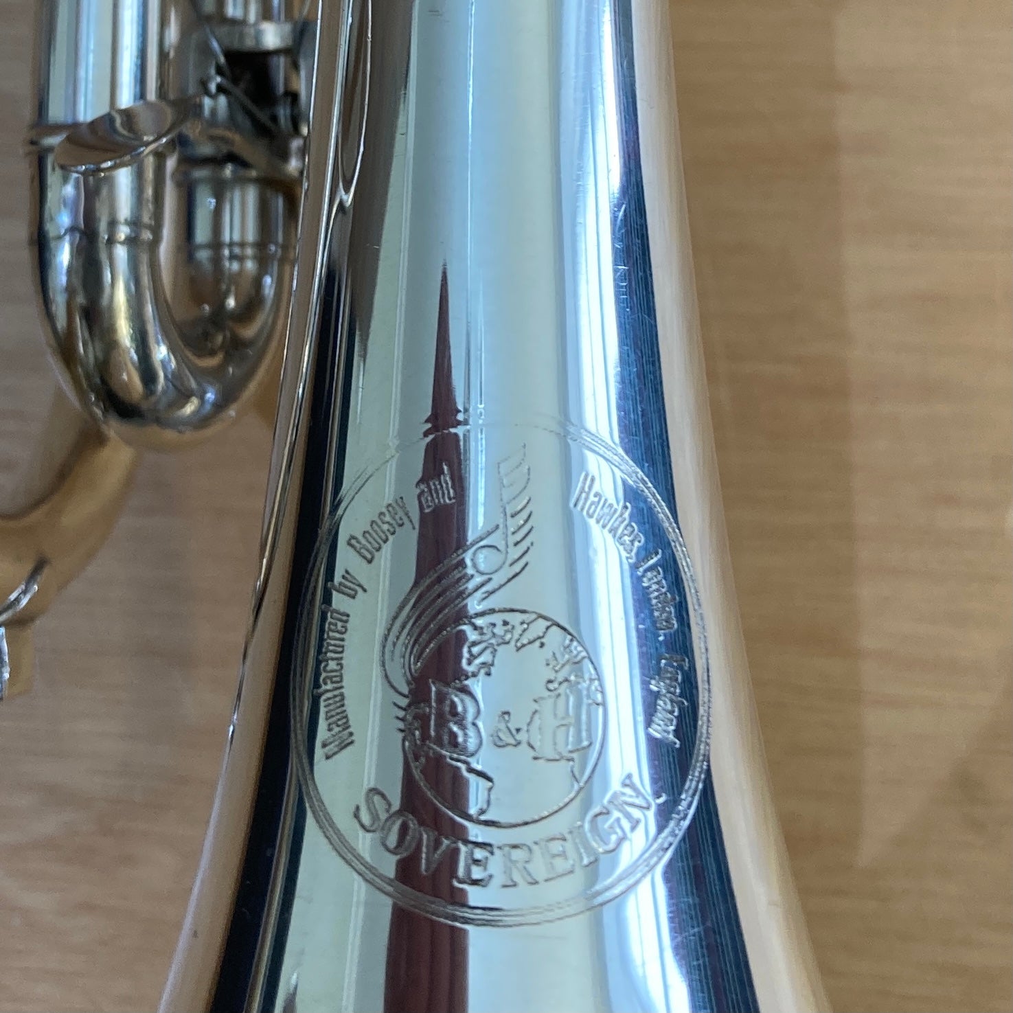 Boosey & Hawkes Sovereign Round Stamp Cornet – valveandreed